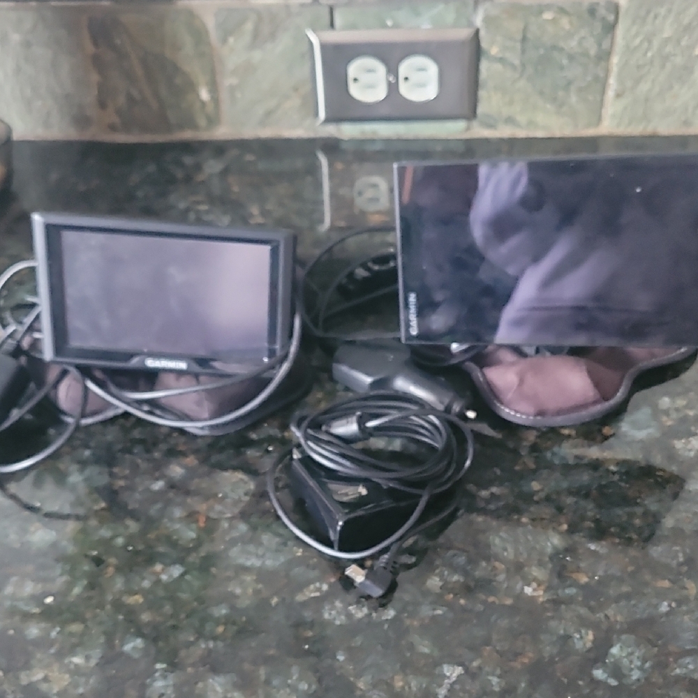 Garmin Black GPS Devices with Accessories